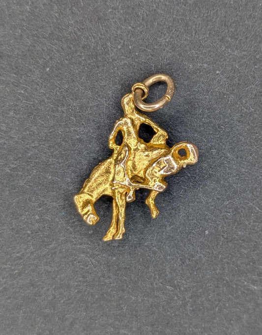 14k Vintage Bronco Charm