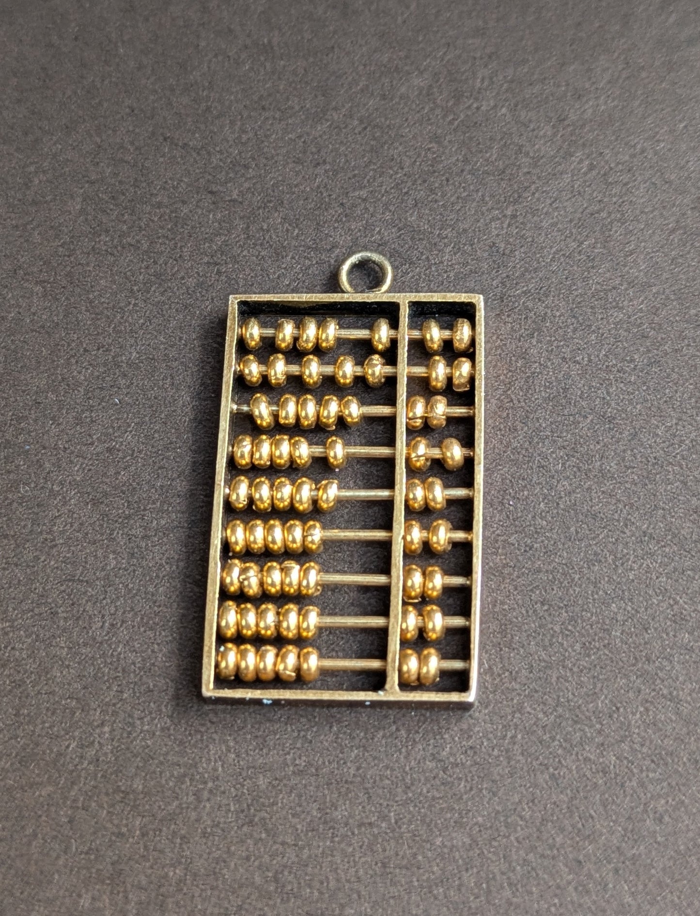 14kt Vintage Moving Abacus Charm