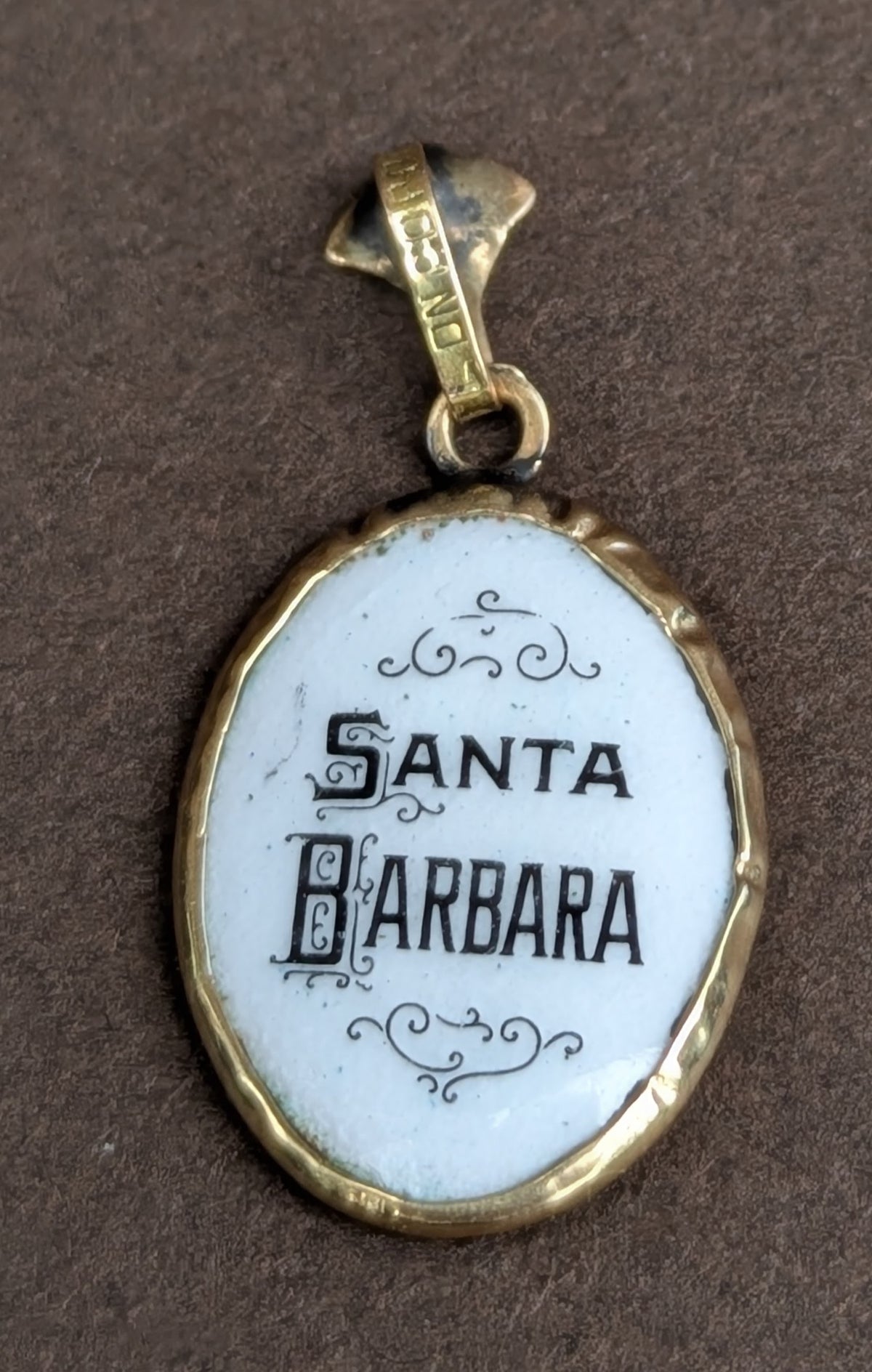 18Kt Santa Barbara Italian Pendant