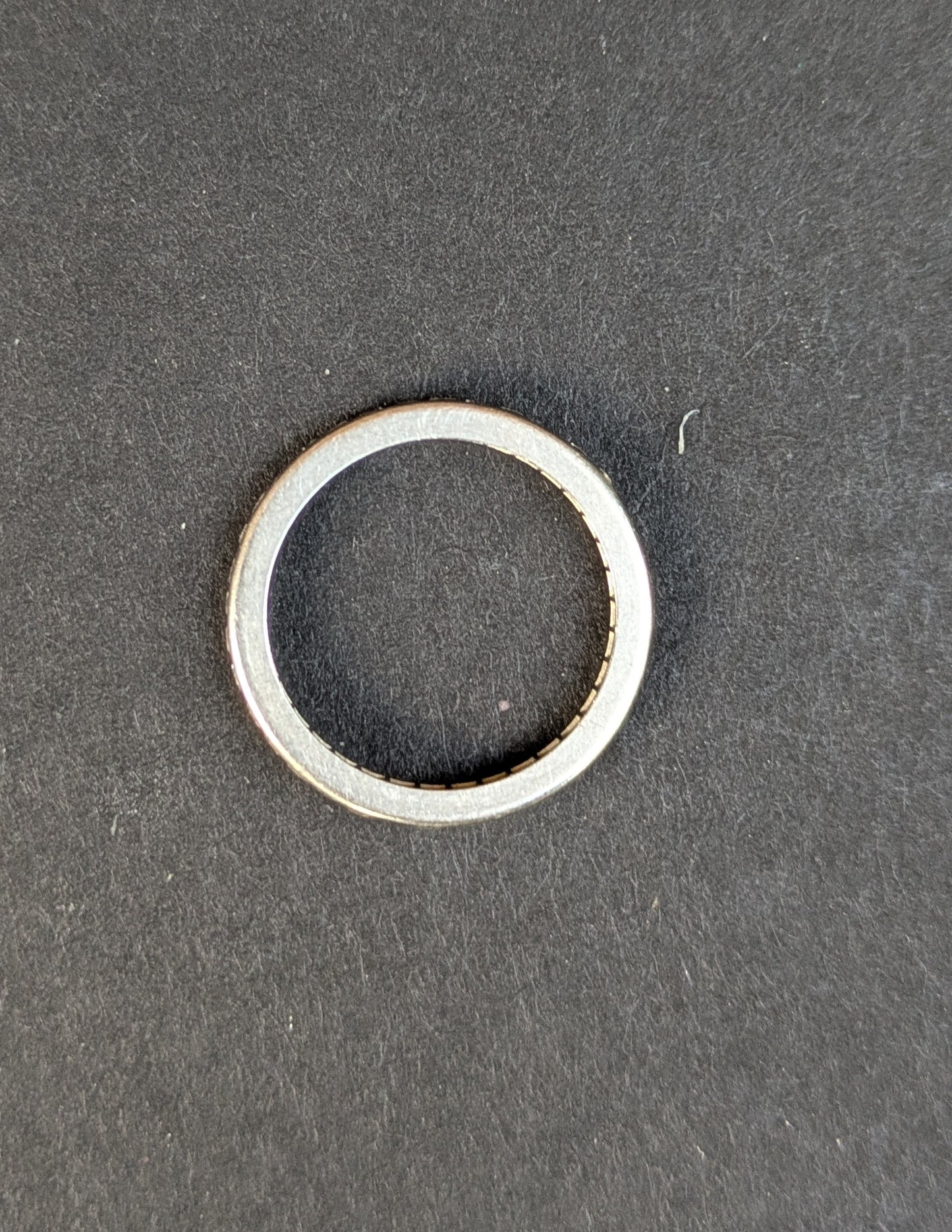 Platinum Channel Set Single Cut Diamond Band