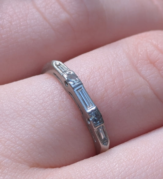 Platinum & Diamond Anniversary Band 1950
