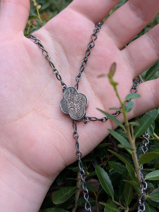 Sterling Guard Chain With Dog Clip