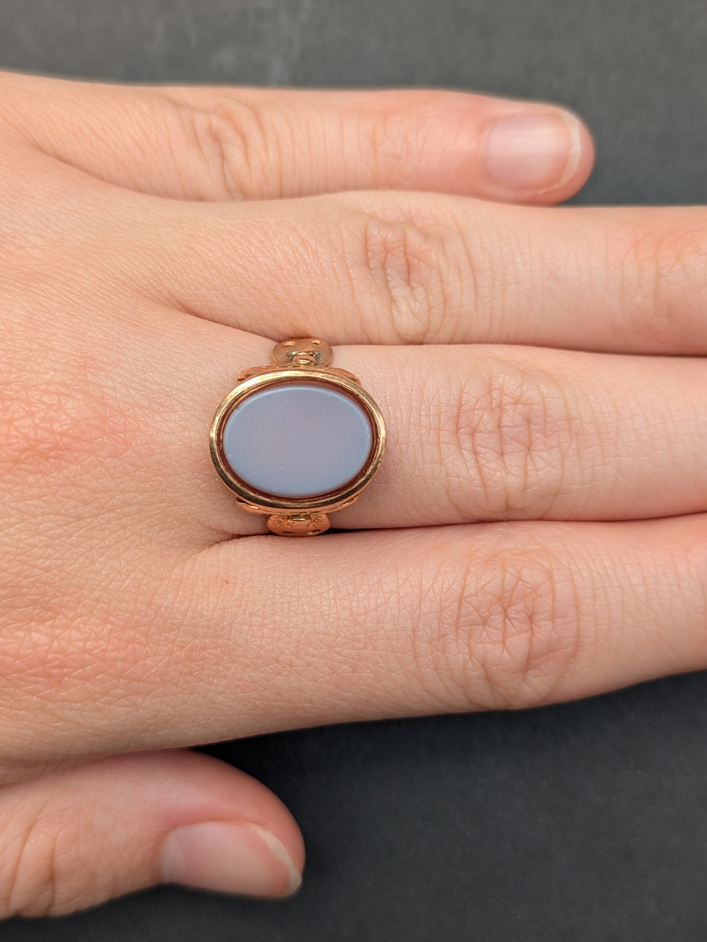 Late 1800's Carnelian +10kt Ring