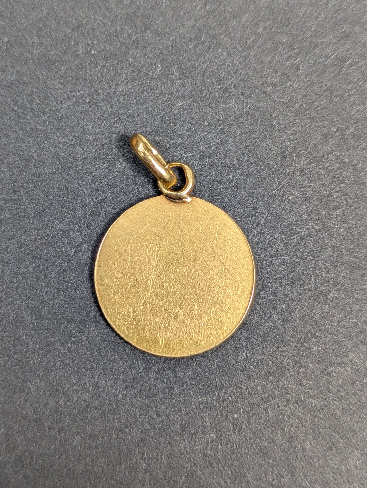 Augis Medal Pendant with Single Diamond and Rubies