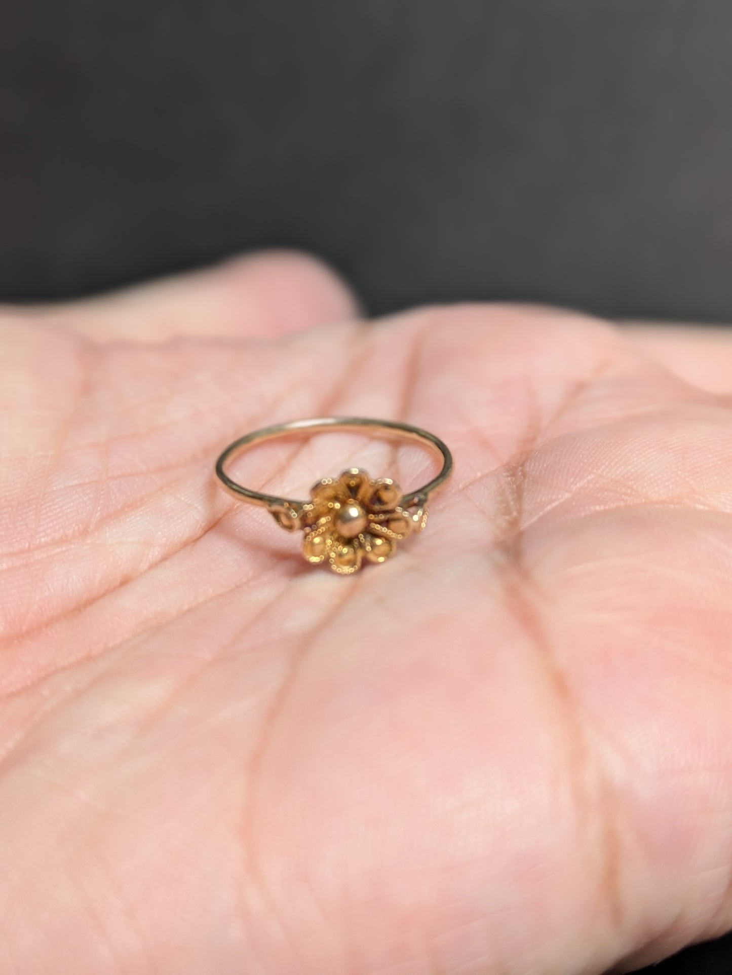 WWI Dutch Flower Ring