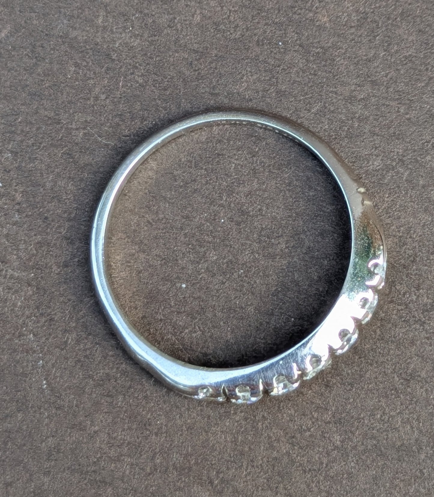 Platinum with Transitional Cut Diamond Anniversary Band