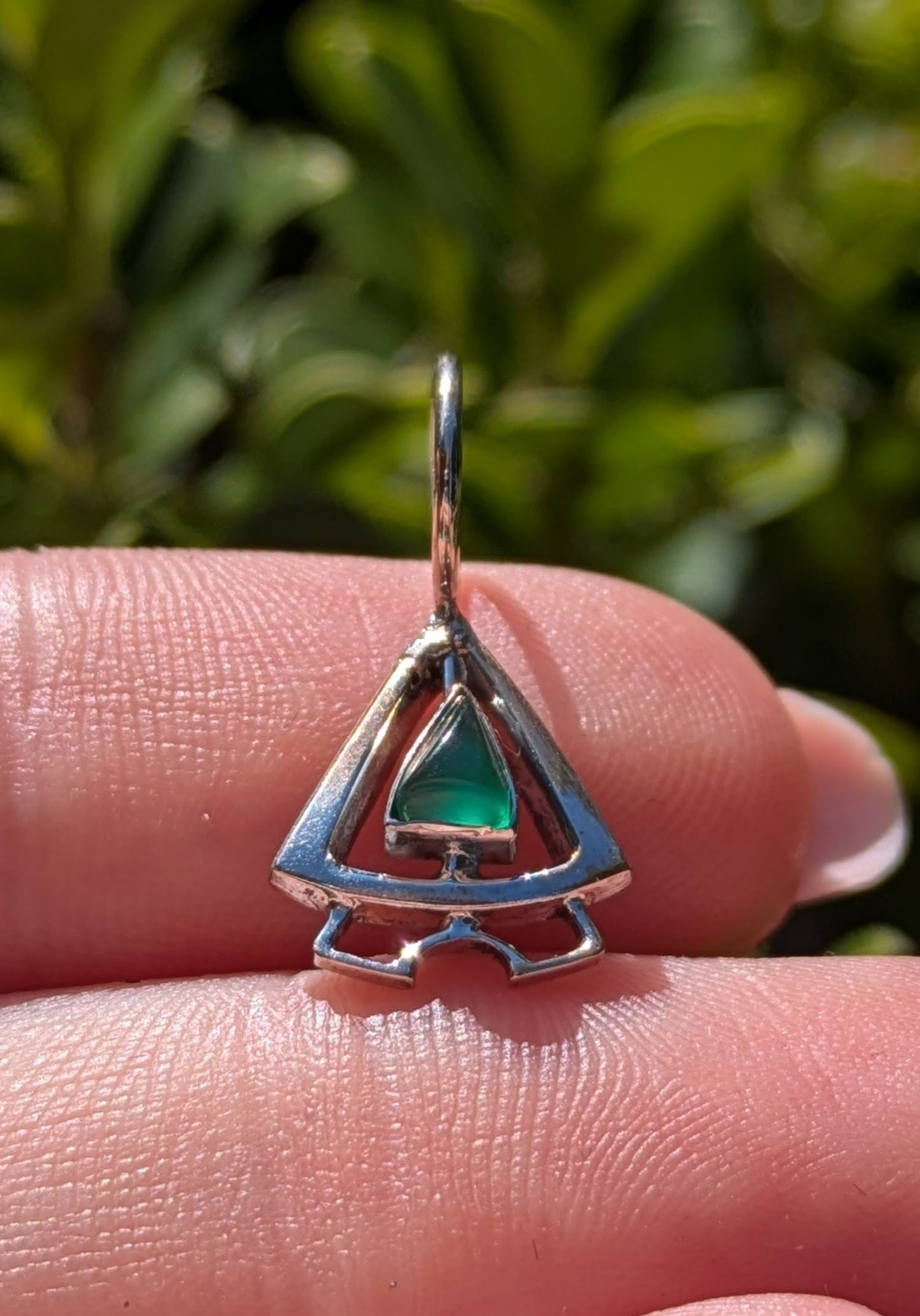 14kt White Gold Art Deco Charm from Stickpin