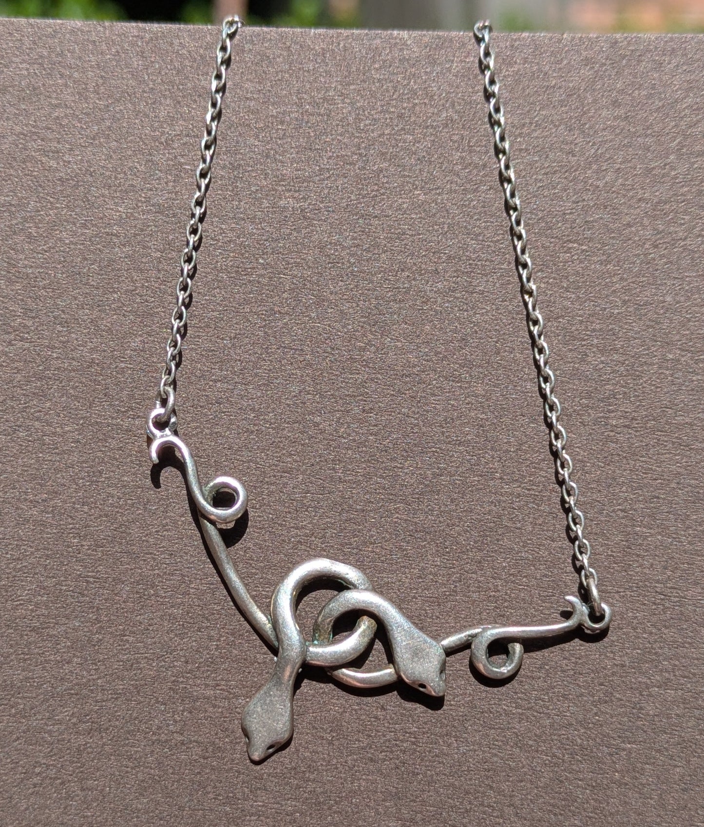 Dutch 1920's Sterling Snake Necklace