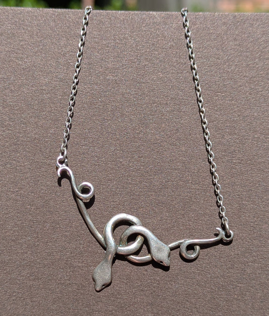 Dutch 1920's Sterling Snake Necklace