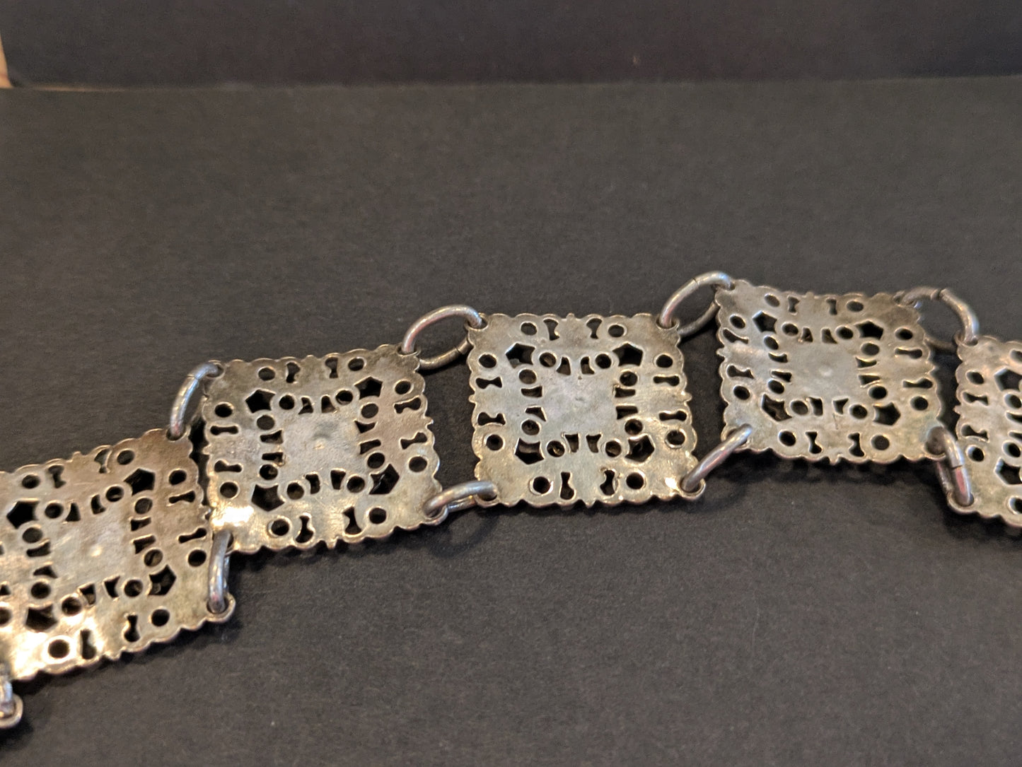 French Silver Bracelet Early 1900's