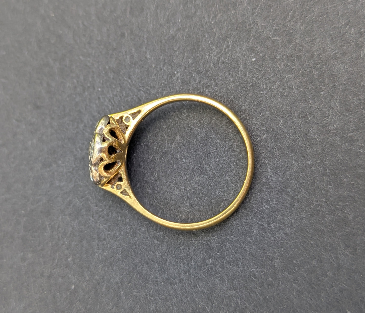 OEC Diamond Cluster Ring
