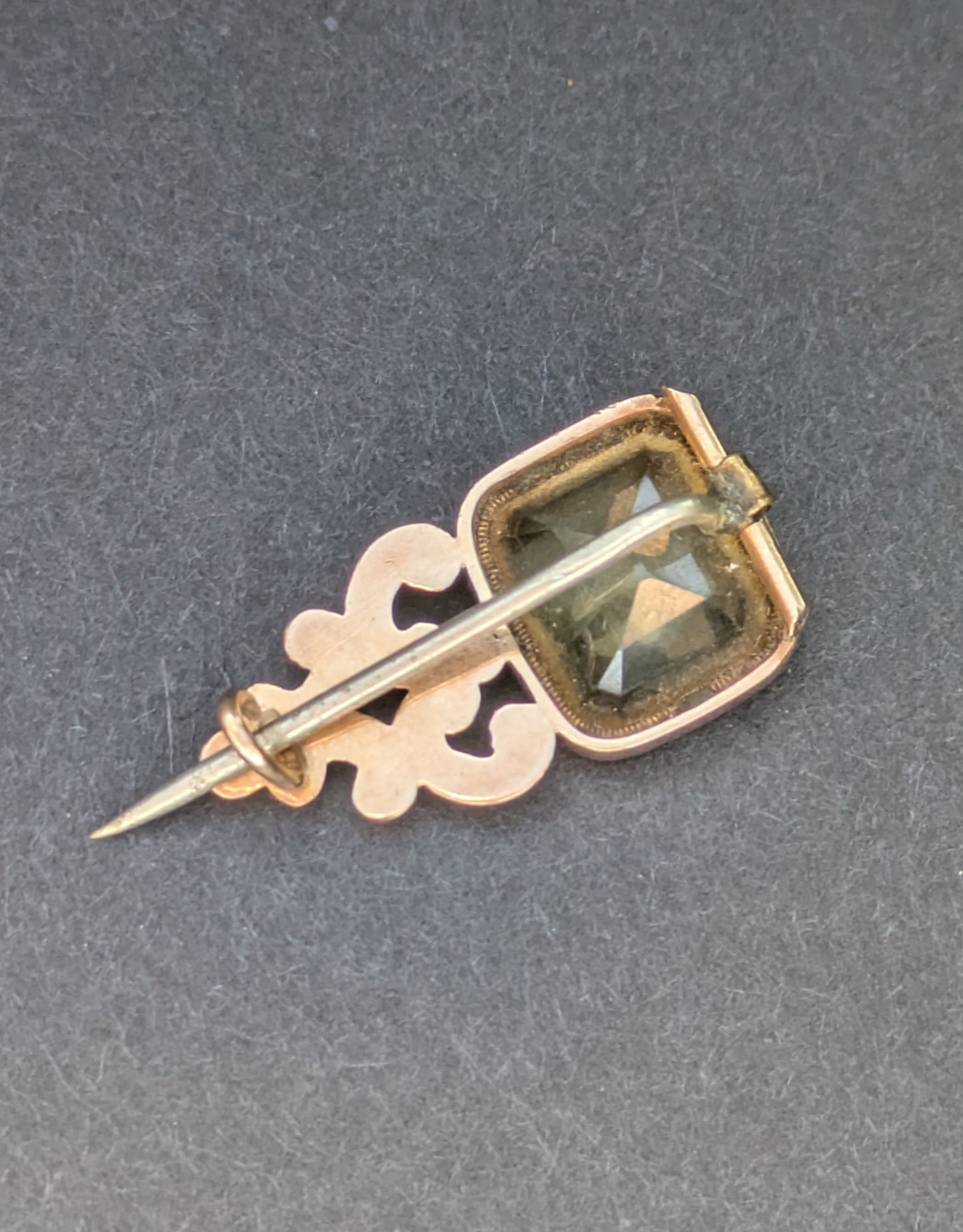 Vicorian Citrine Shotting Star Brooch