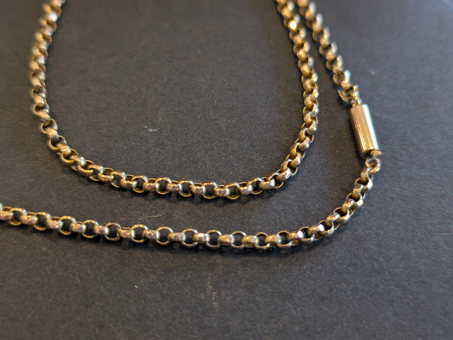 9k Rolo Chain with Original Barrel Clasp