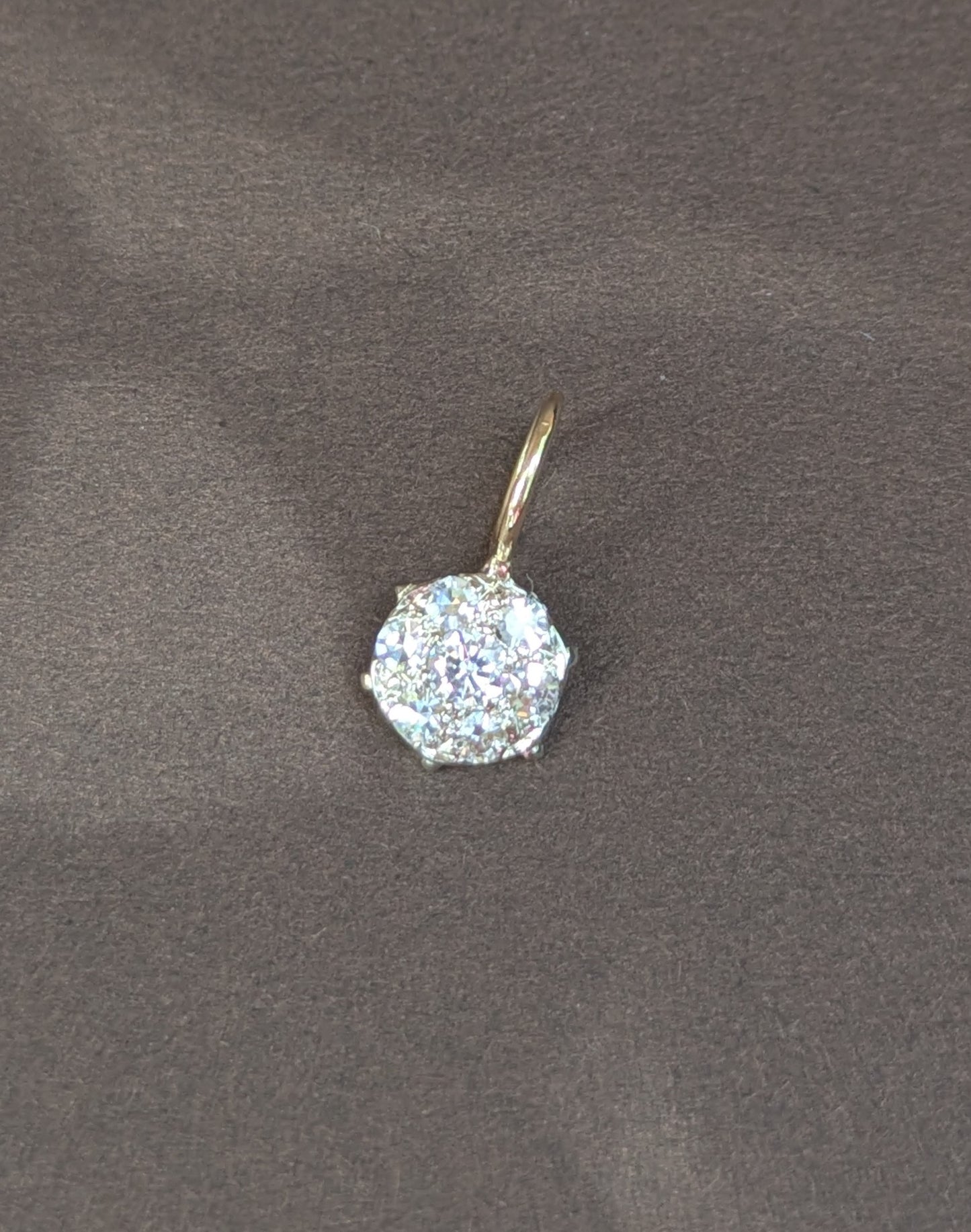 OEC Diamond Clusters Charm 14kt