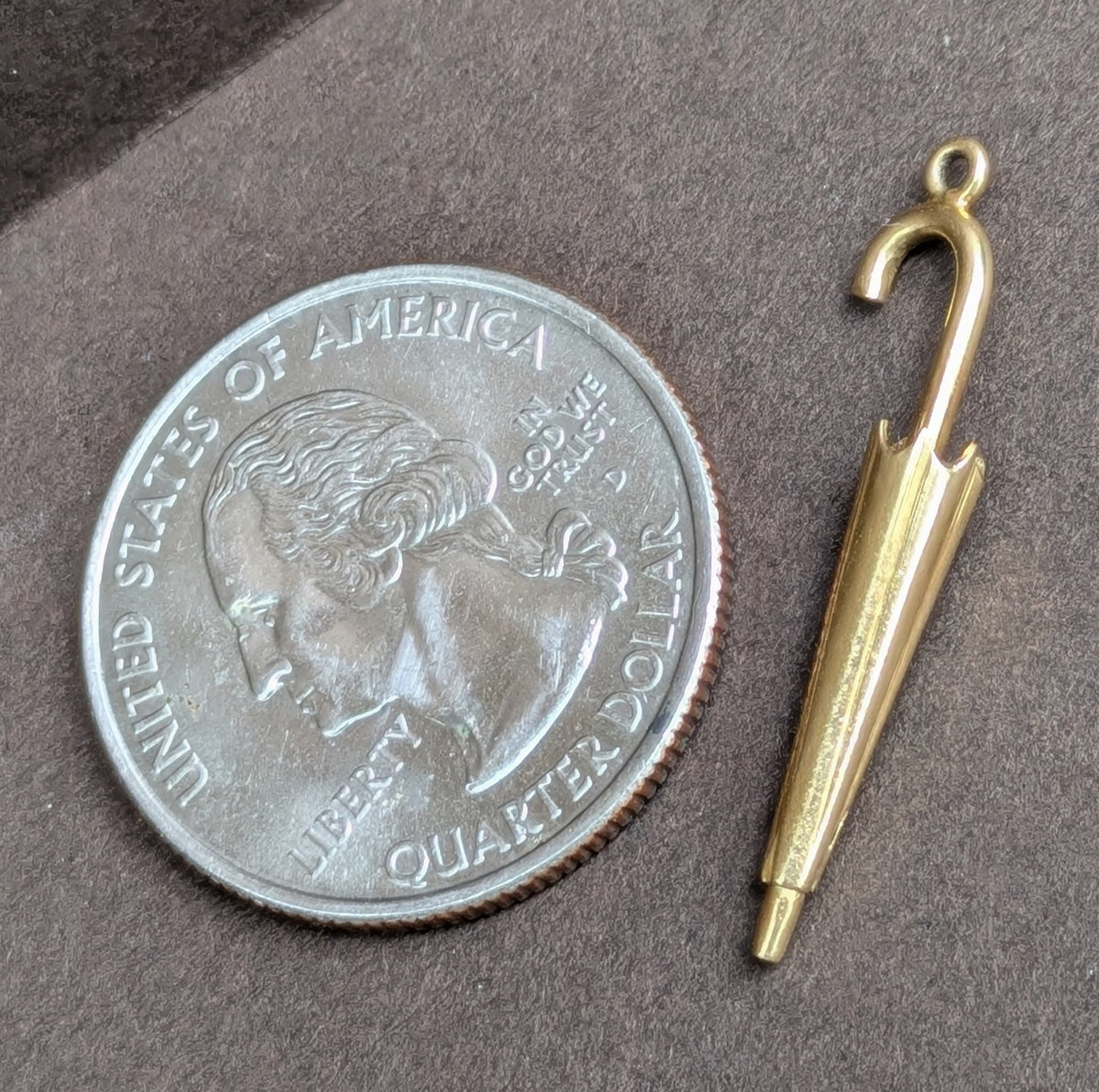 14k Umbrella Charm