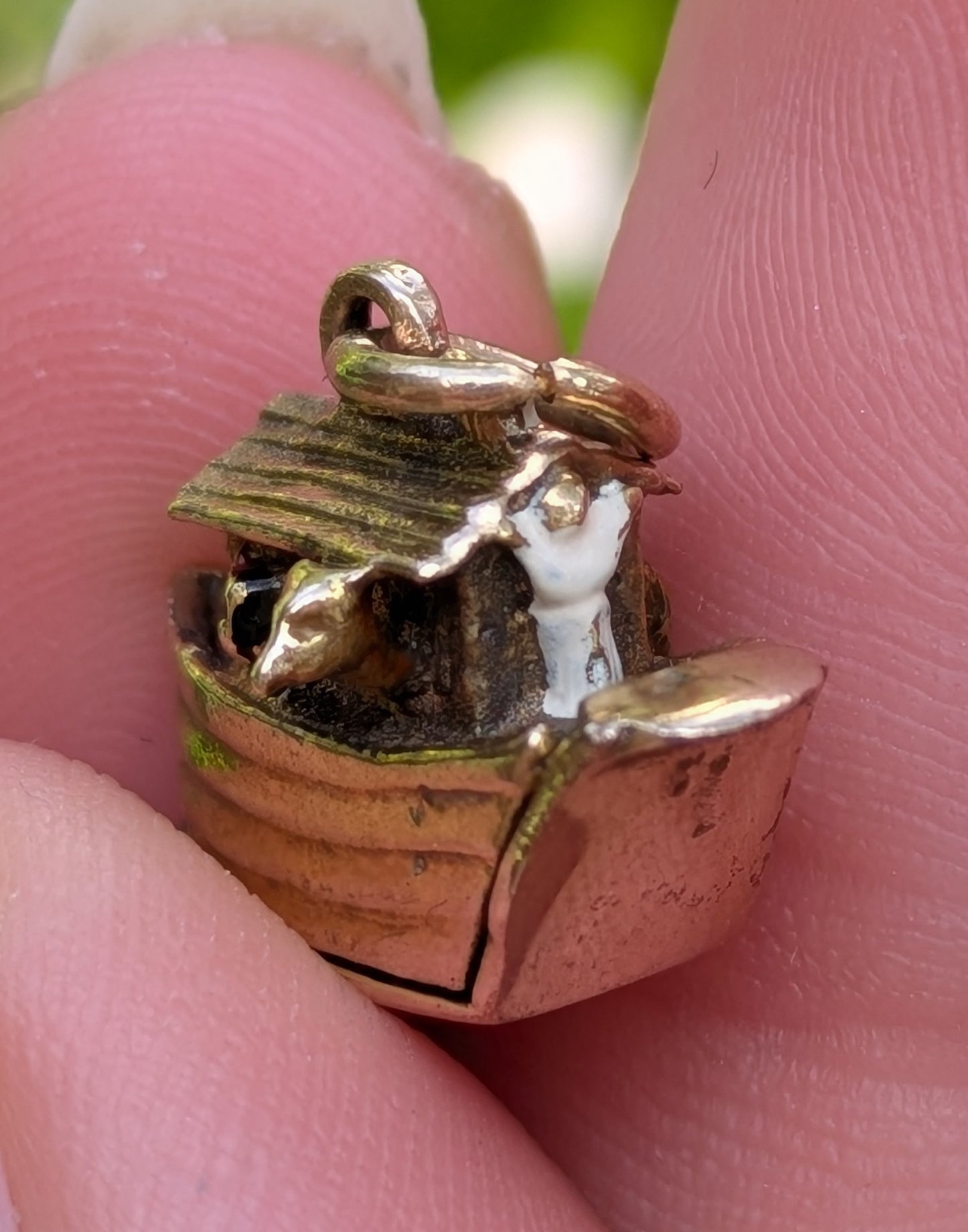 Gold Noah's Ark Charm