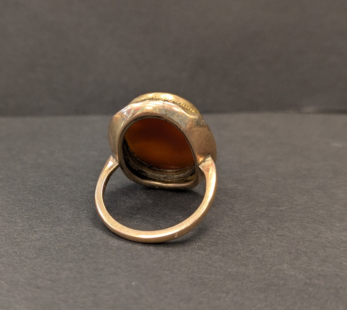 14kt Horse Cameo Ring