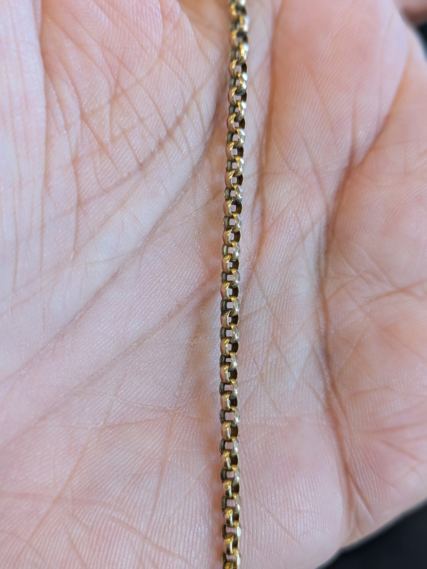 9k Rolo Chain with Original Barrel Clasp