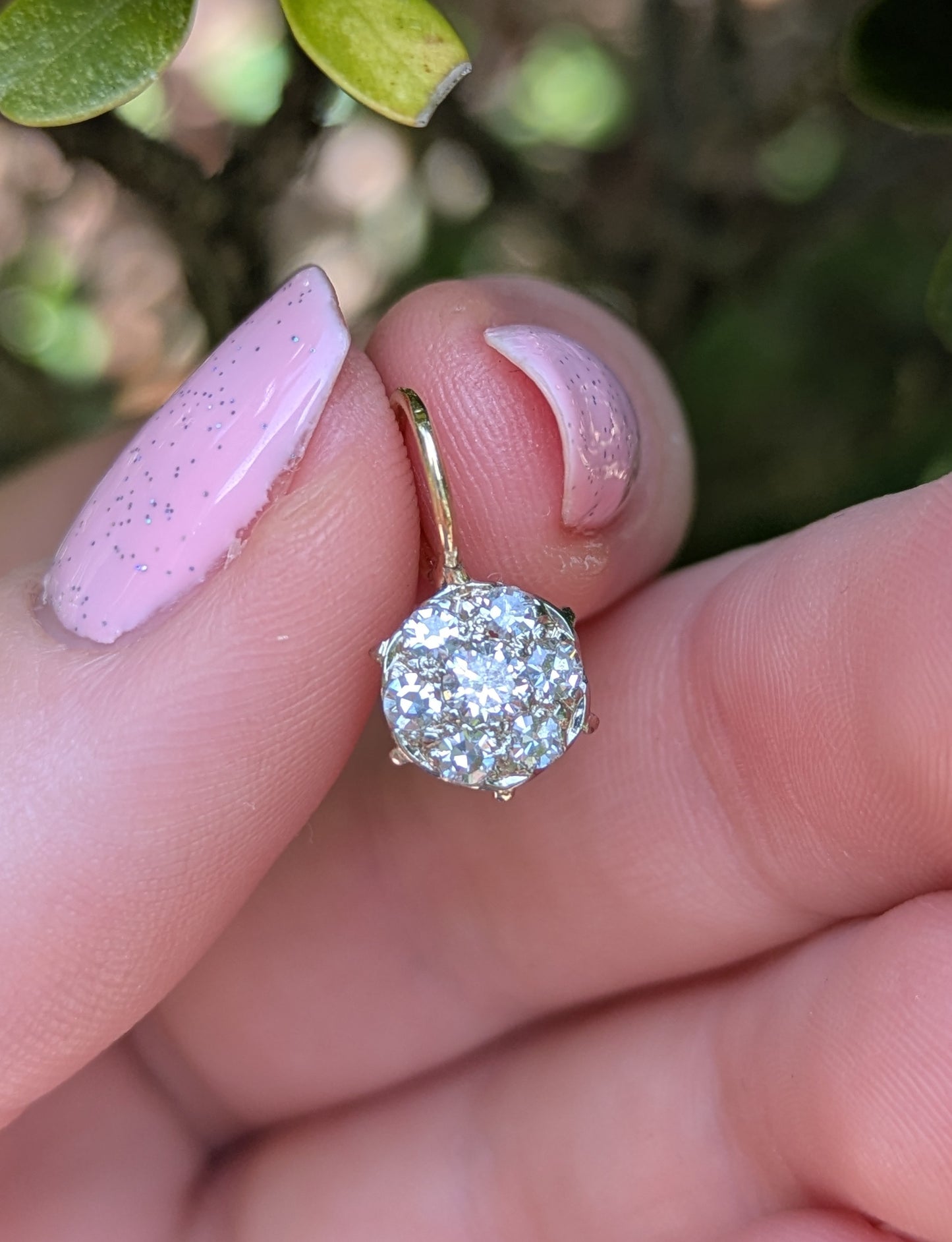 OEC Diamond Clusters Charm 14kt