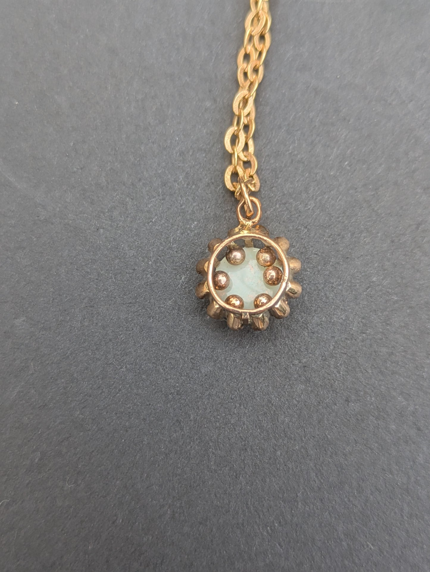 14k Rose Gold Opal Necklace