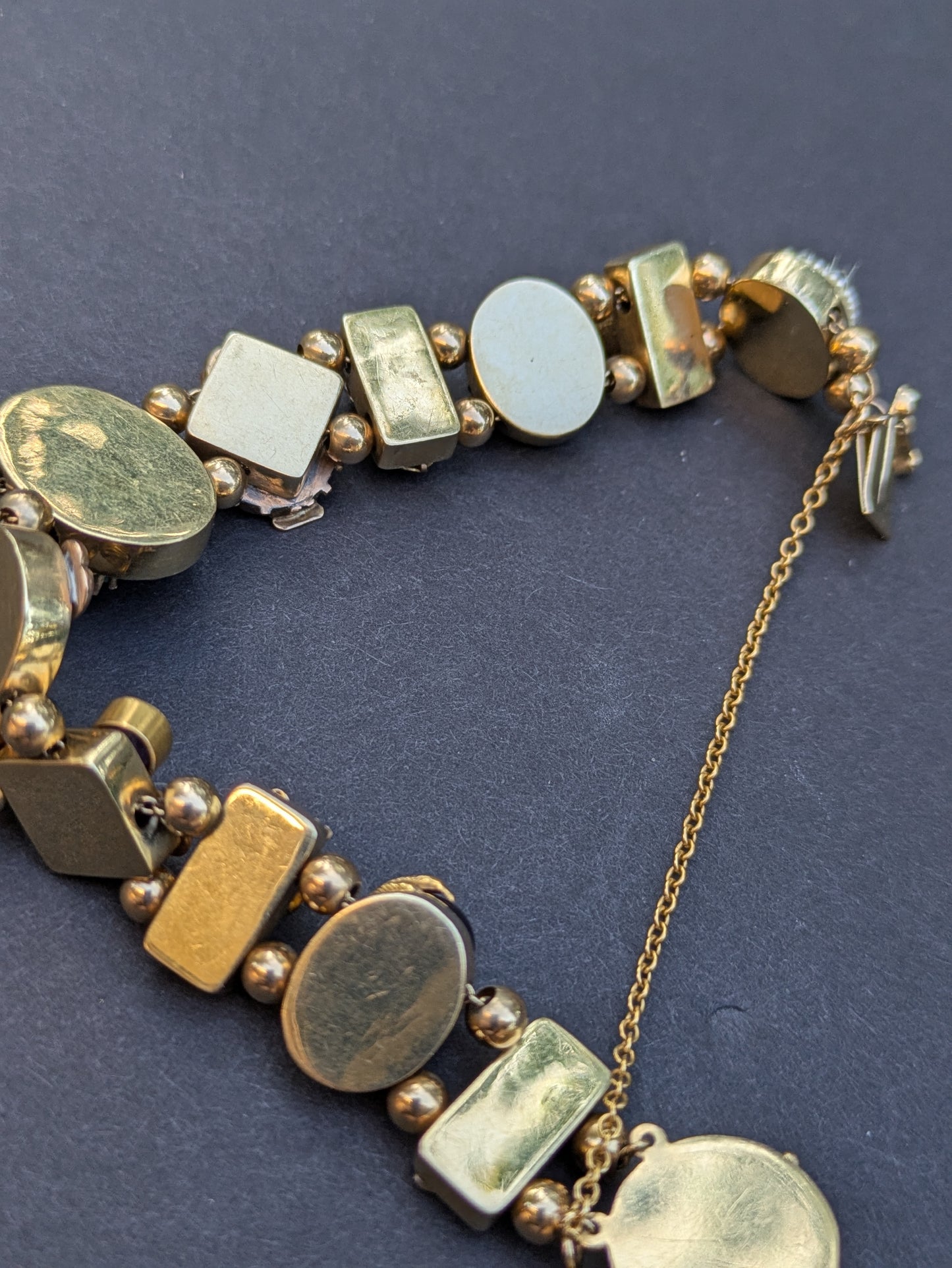 14k Graduated Slide Bracelet