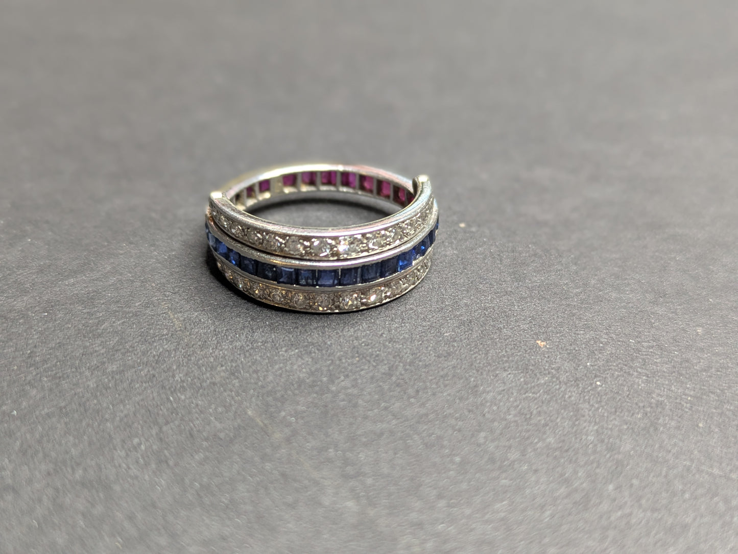 Platinum Art Deco Flip Band