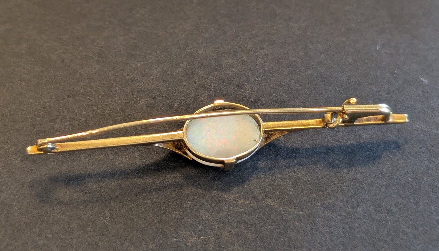 1918 Opal Brooch