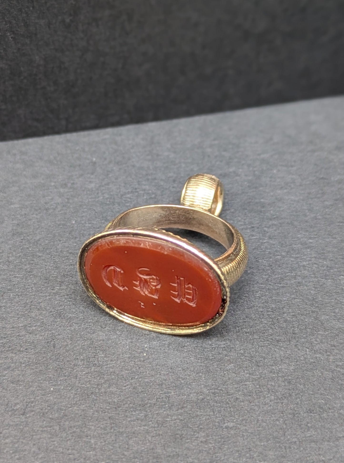Carnelian 14kt Intaglio Fob