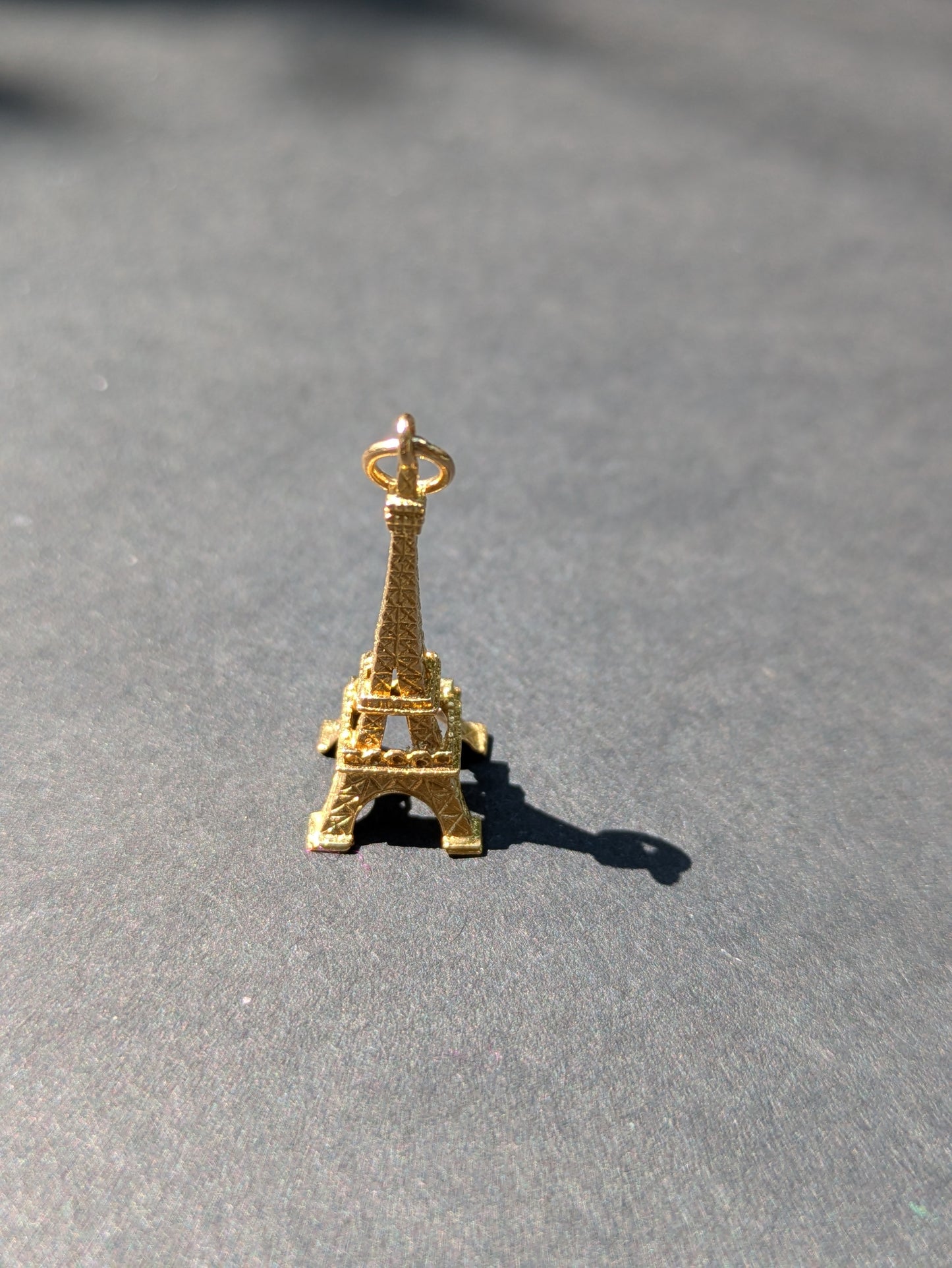 Large 14kt Eiffel Tower Pendant