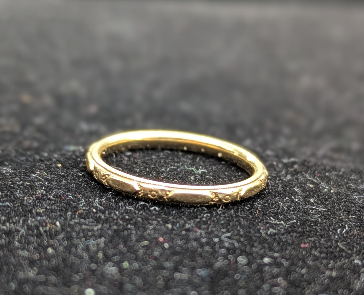 14k Antique 1924 Banks and Bittle Wedding Band