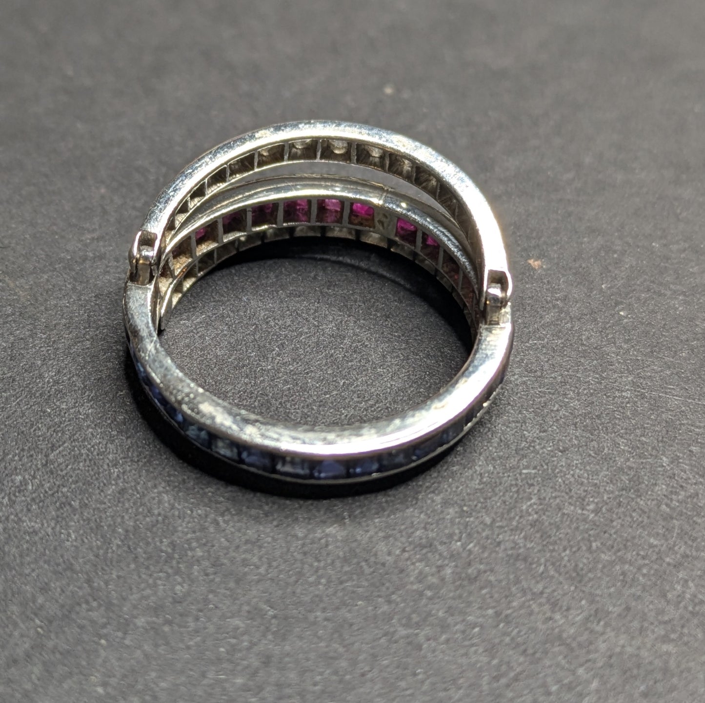Platinum Art Deco Flip Band