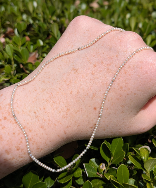 14kt Seed Pearl Necklace