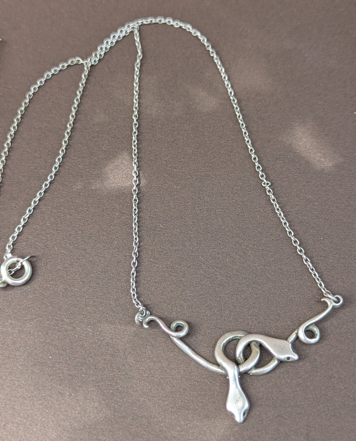 Dutch 1920's Sterling Snake Necklace