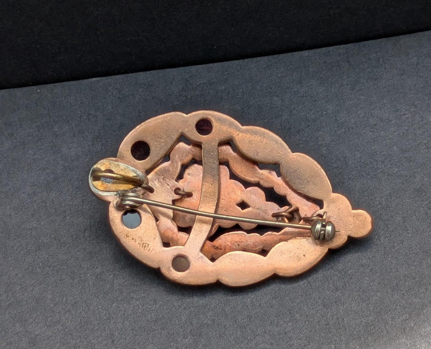 Boheian & Cabachon Garnet Brooch and Pendant