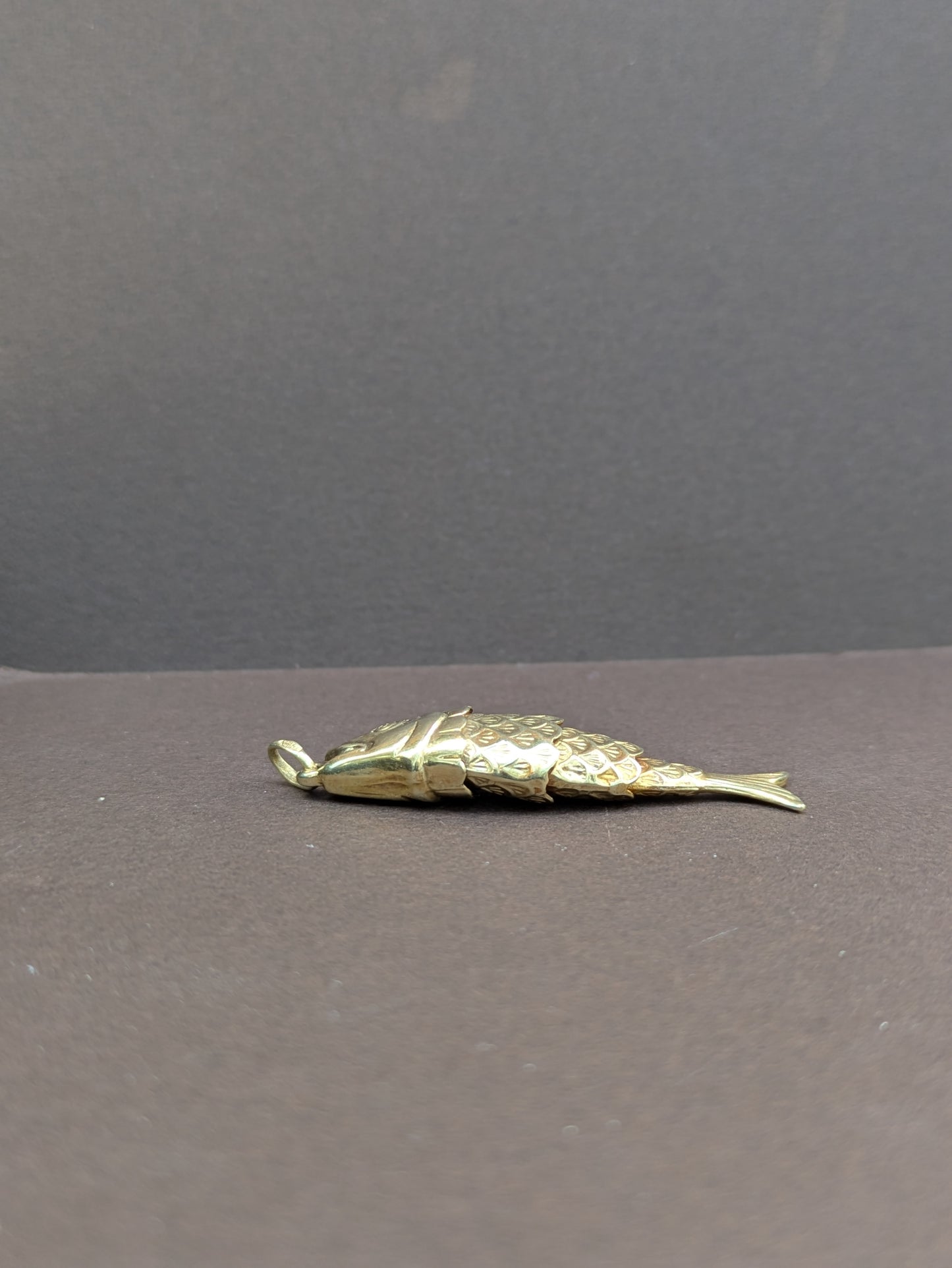 14kt Moveable Fish Pendant