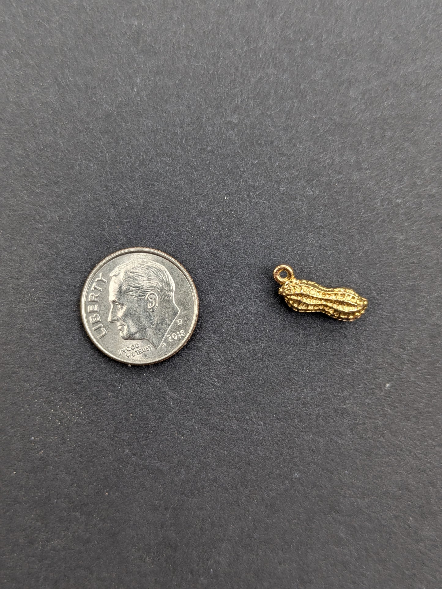 14k Peanut Charm
