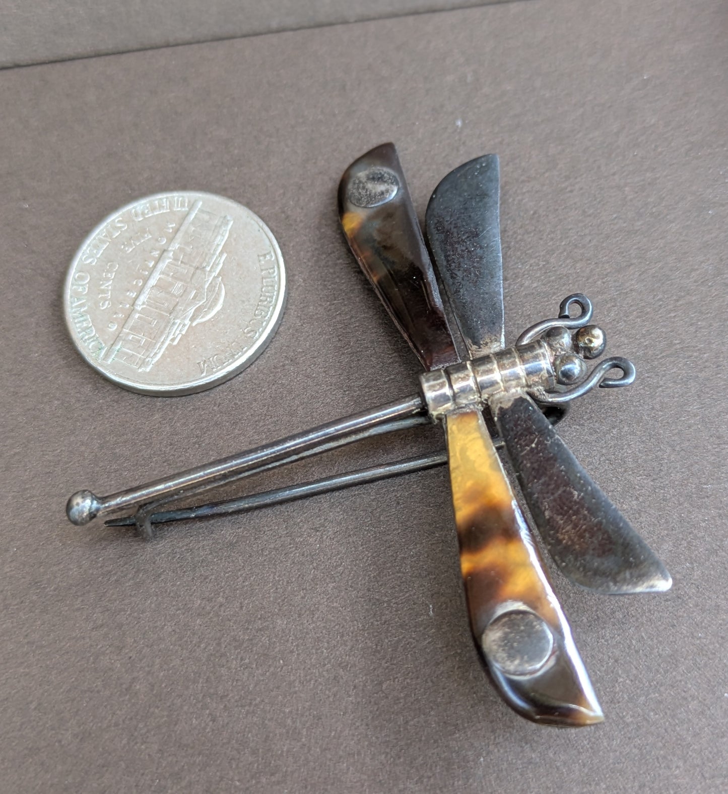 WM Spratling Sterling Dragonfly