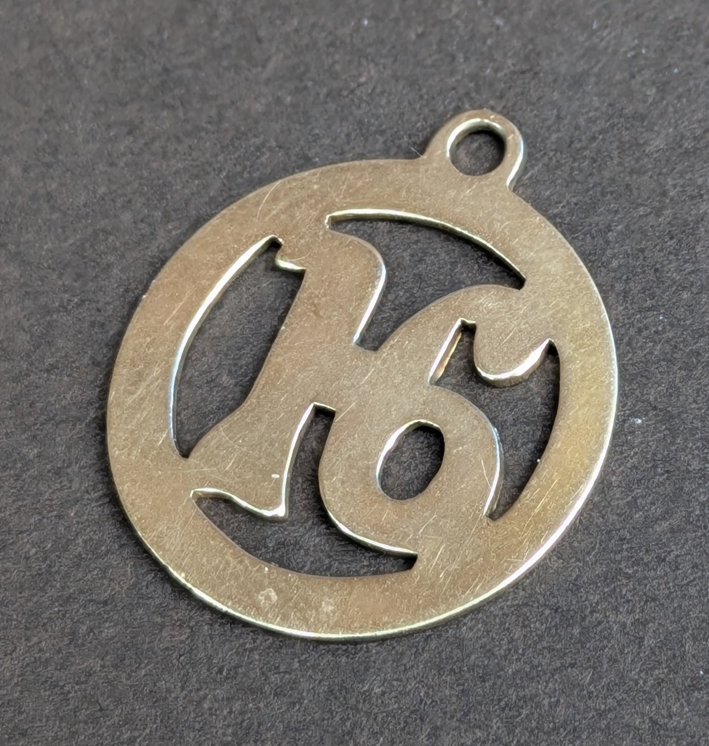 1940's 14k "16" Charm