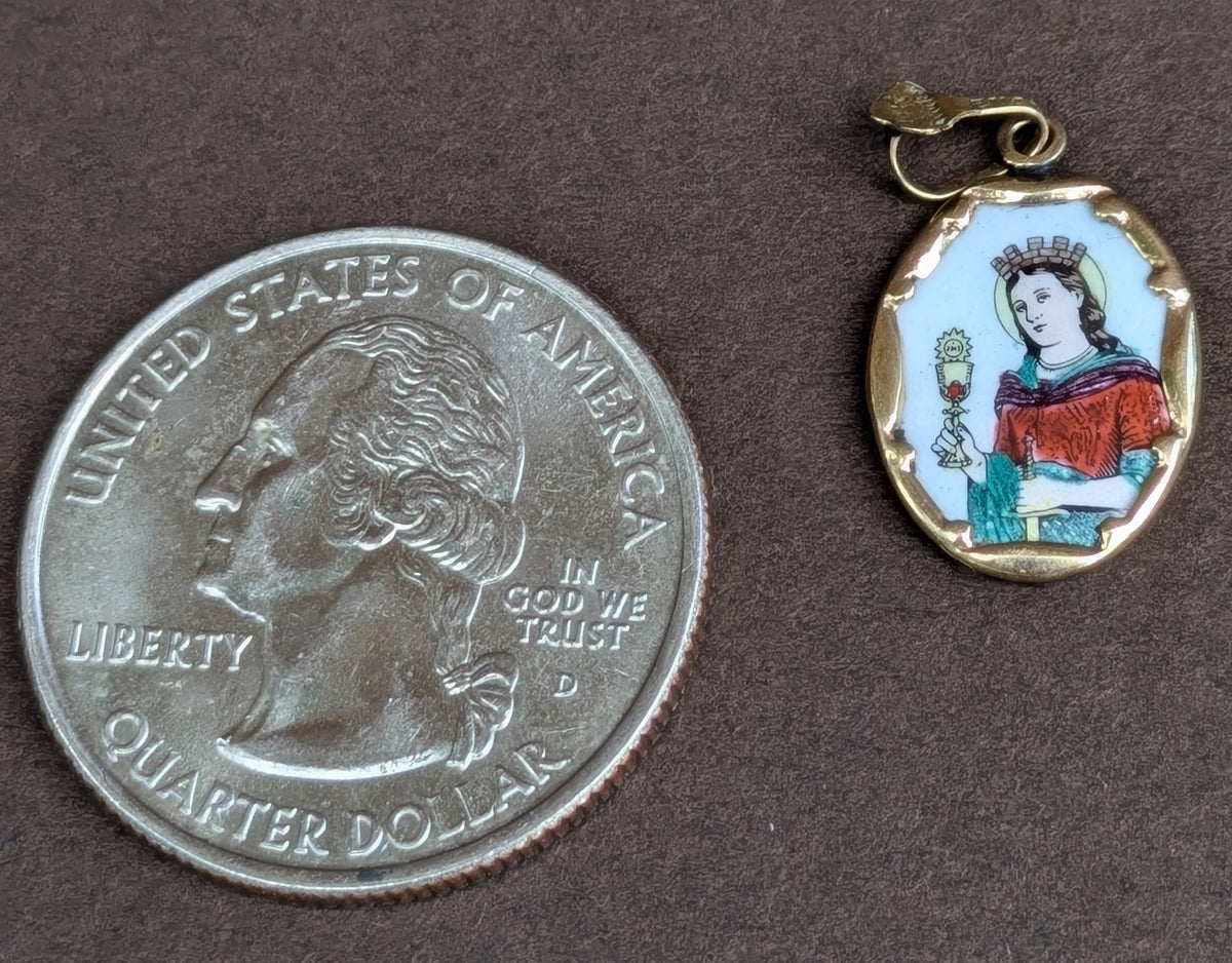 18Kt Santa Barbara Italian Pendant