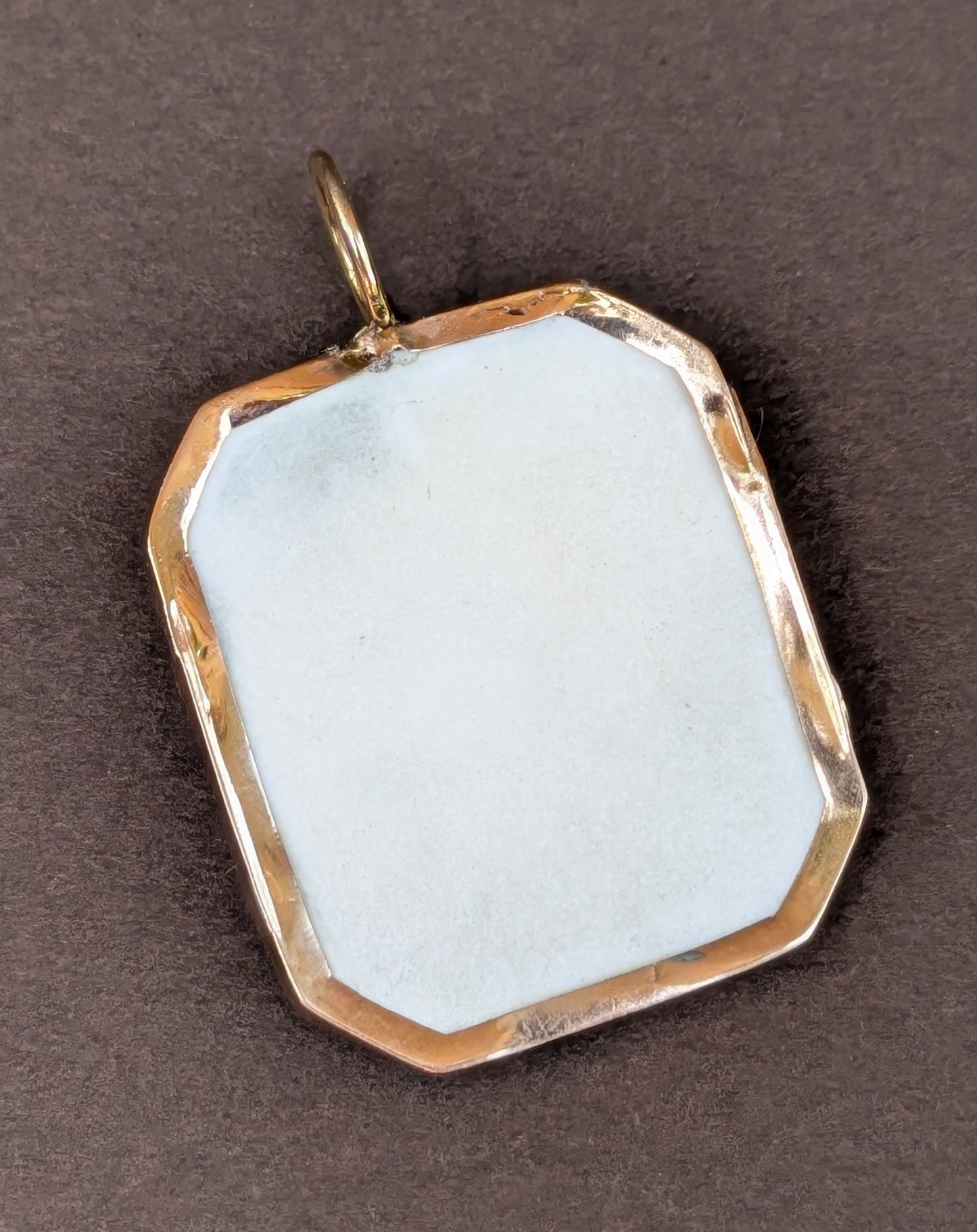 14kt Bezel Set Rescued Cameo Pendant