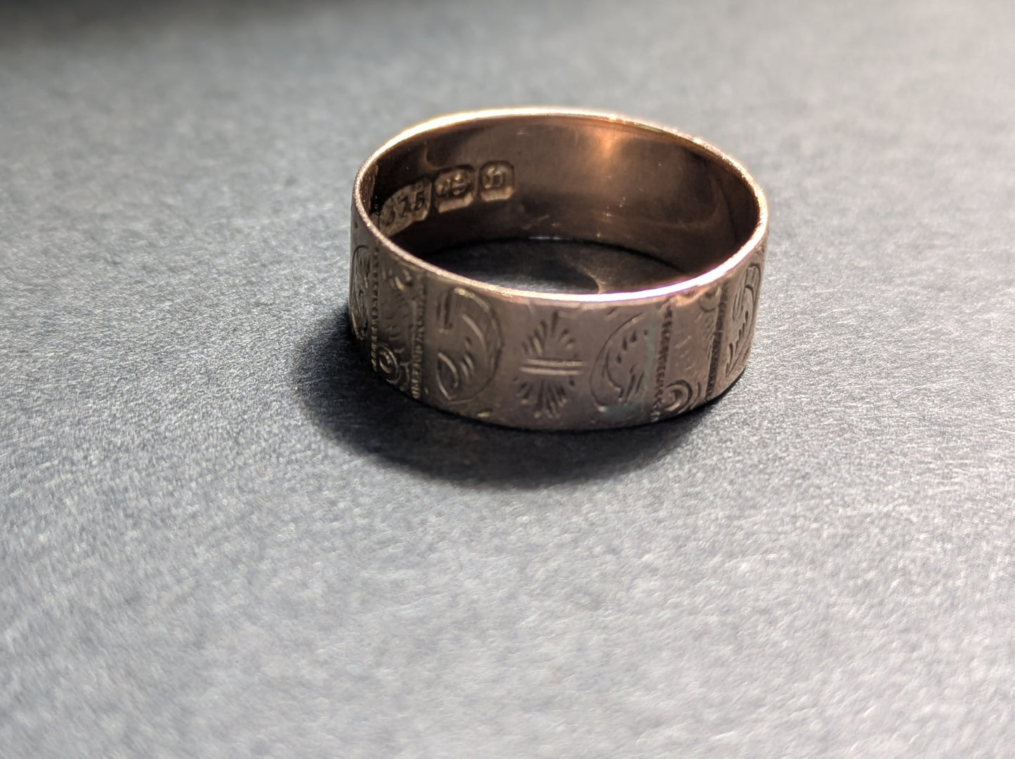 9k Rose Gold Cigar Band