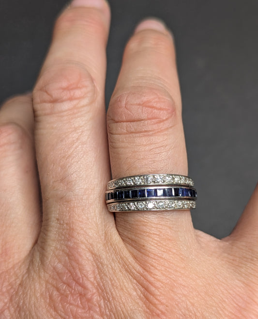Platinum Art Deco Flip Band