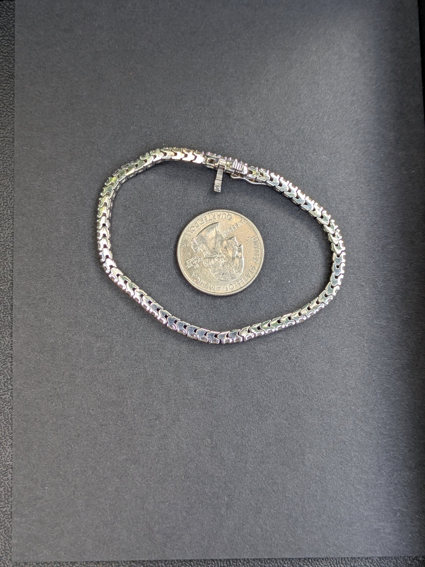 14kt White Gold Diamond Tennis Bracelet