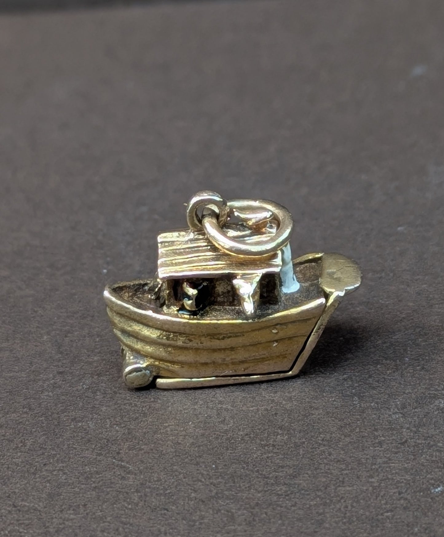Gold Noah's Ark Charm