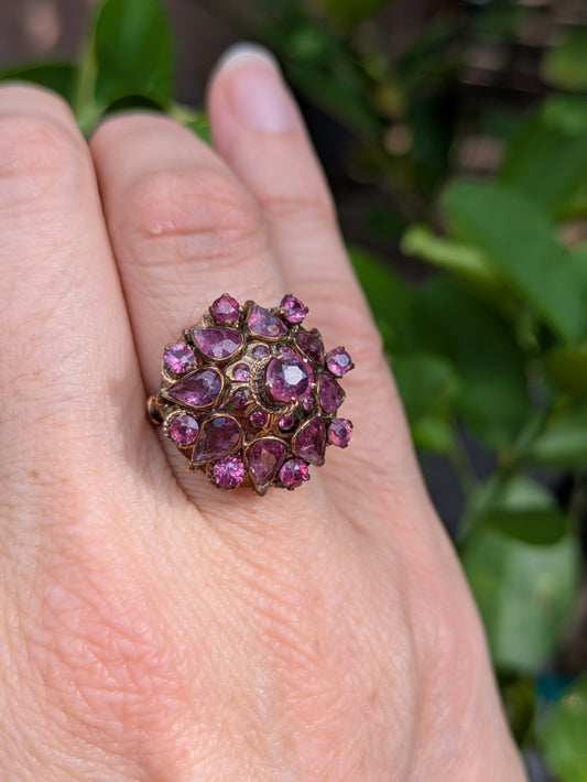 14kt Ruby Harem Ring 1950's