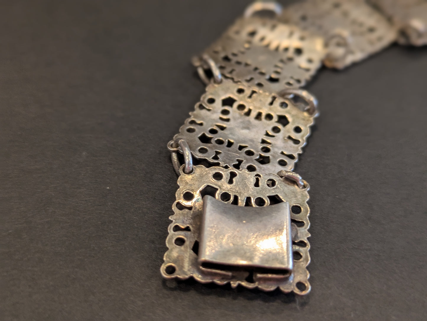 French Silver Bracelet Early 1900's