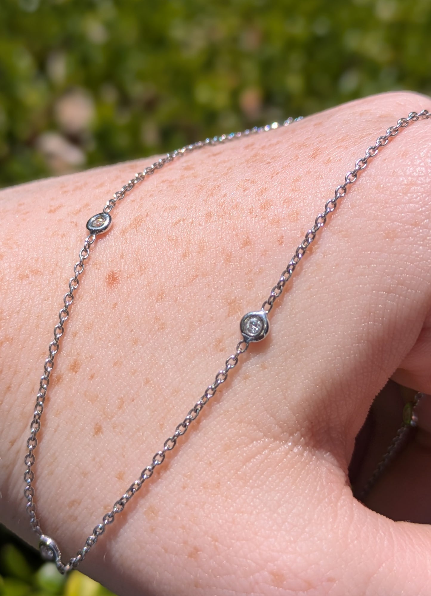 18kt White Gold Diamond by the Yard