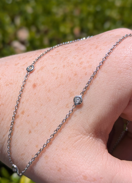 18kt White Gold Diamond by the Yard