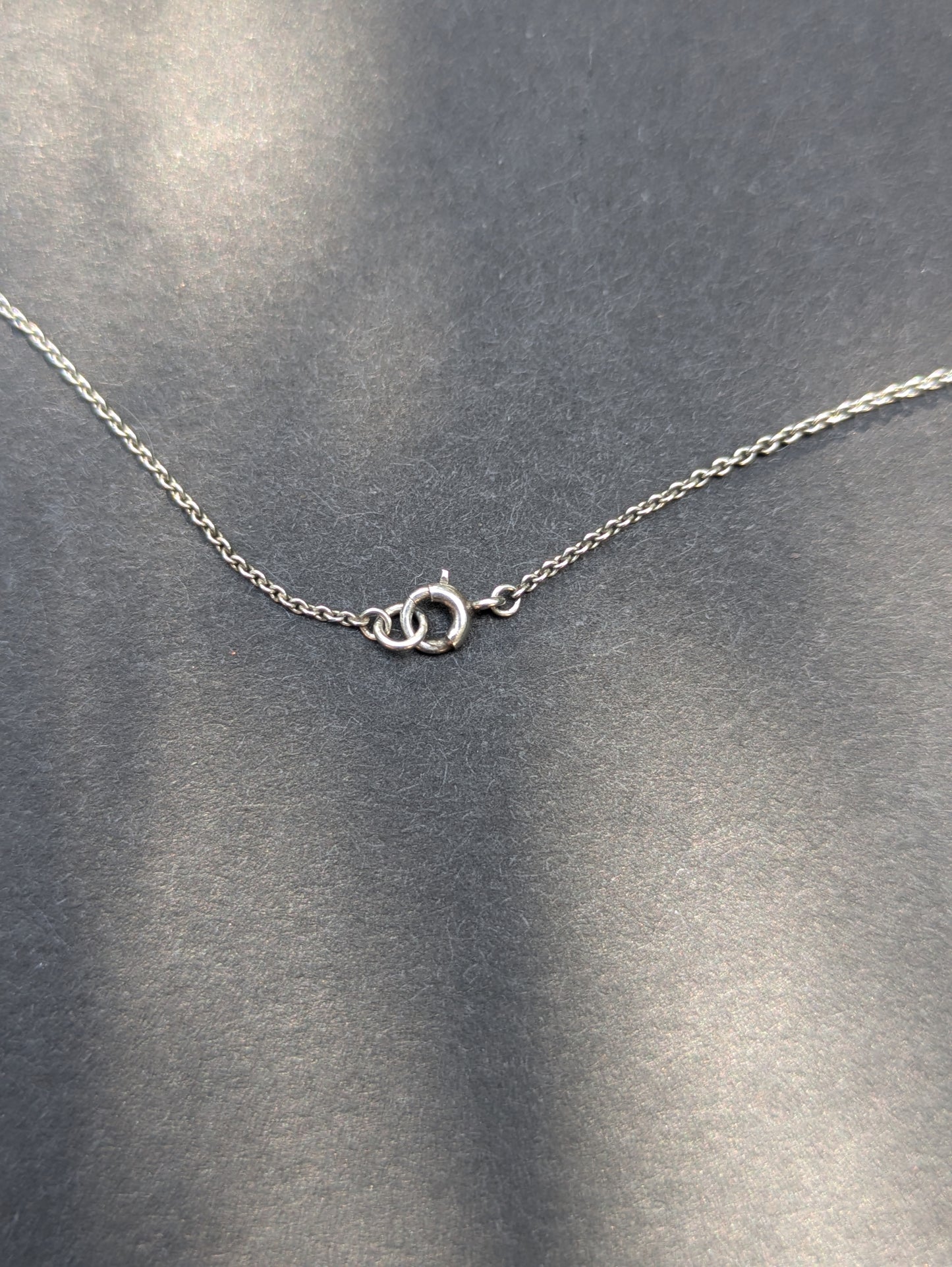 White and Yellow Gold Sapphire and Diamond Edwardian Necklace