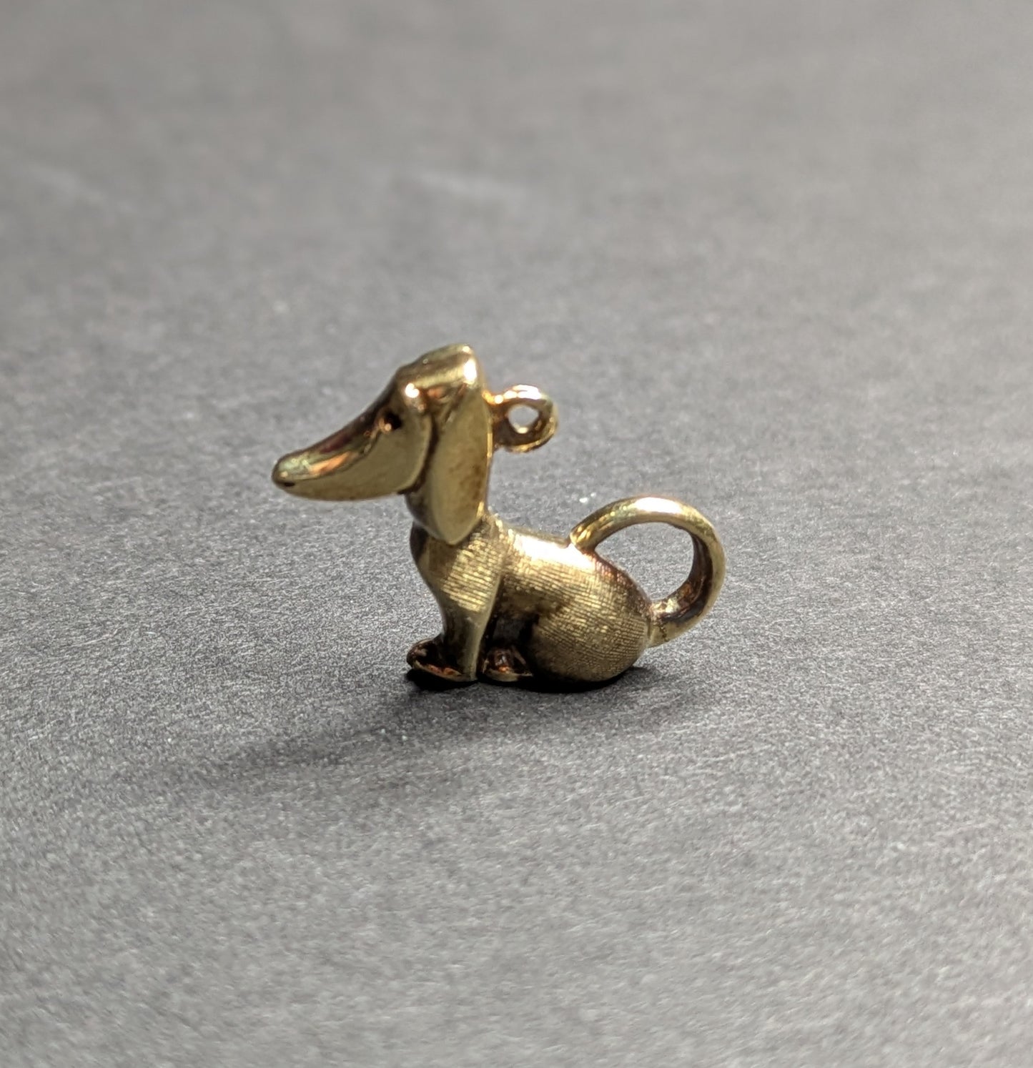 14kt 3-Dimensional Hound Dog Charm